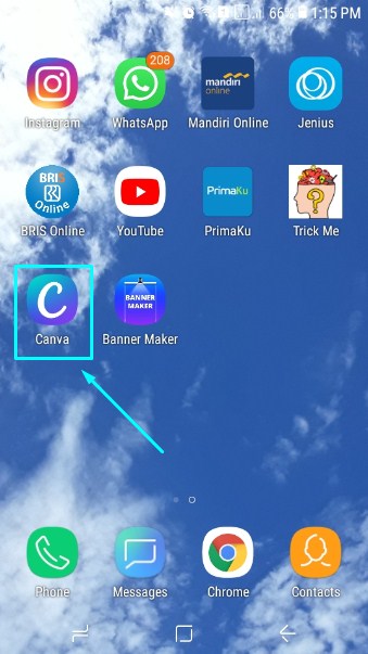 Buka Aplikasi Canva di HP