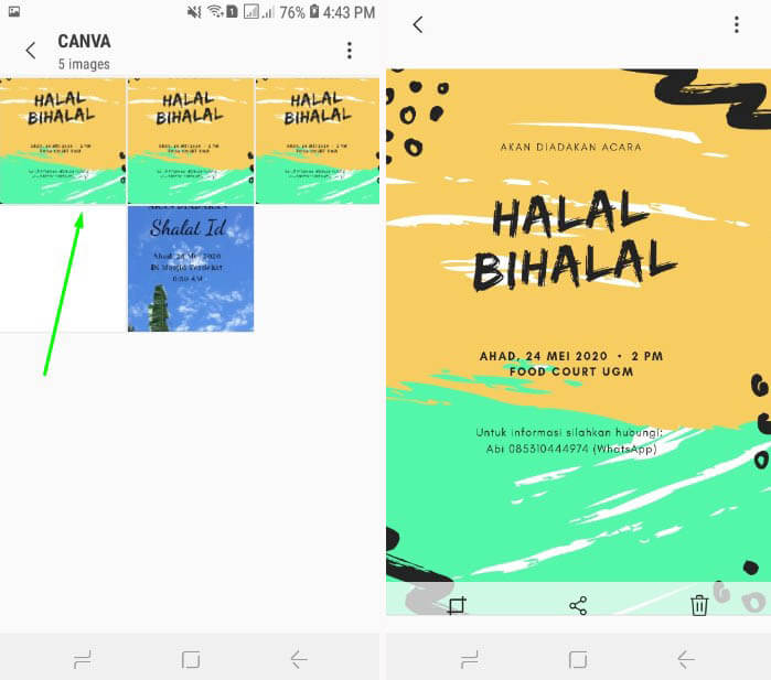  Cara  Membuat Poster  di  HP  dengan Canva