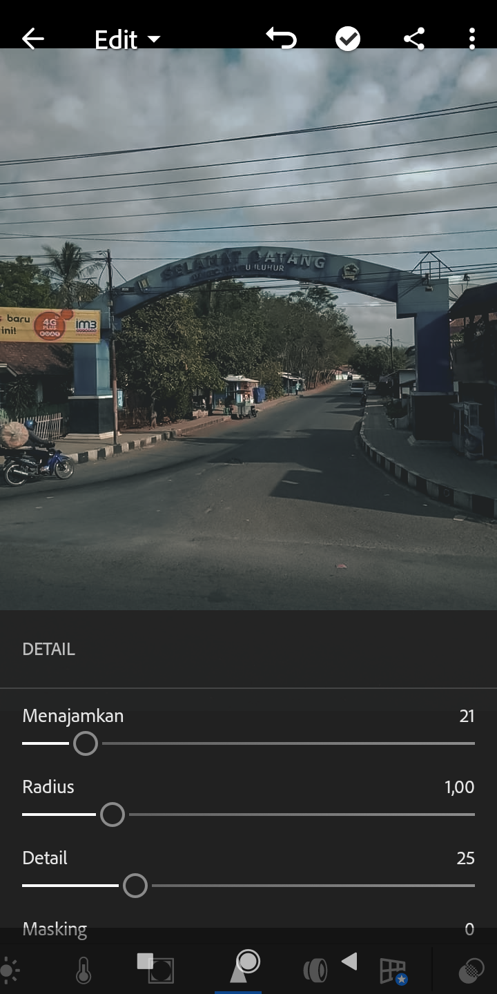Rumus Lightroom Cinematic Tone Hasilnya