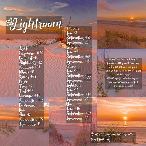 Rumus Adobe Lightroom Senja 2