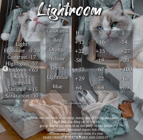 Rumus Lightroom Blue Ocean