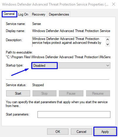 Menonaktifkan Windows Defender di Windows 10