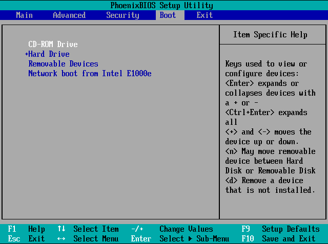 Pilih Boot Device