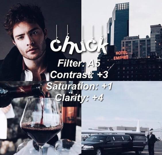 16 Preset VSCO Aesthetic Dark Blue