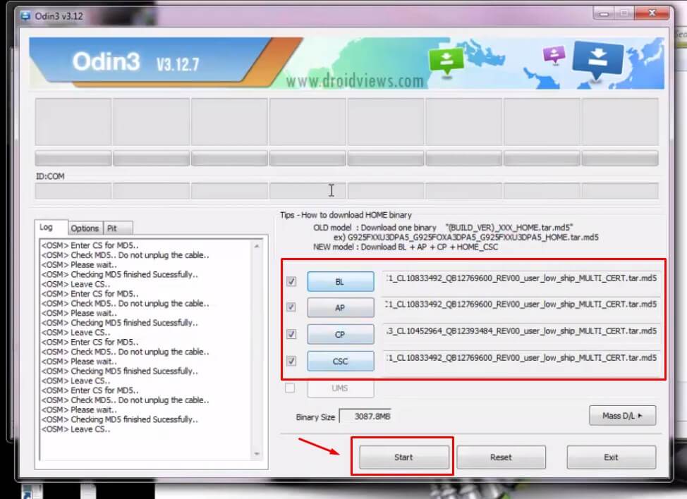 Cara Flash Samsung J2 Prime via Odin dengan PC