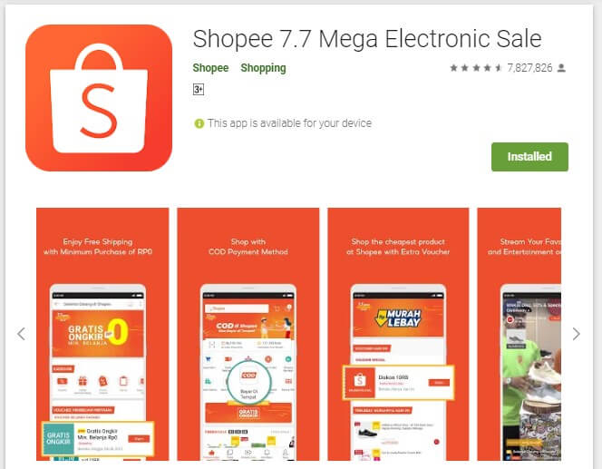 Shopee Aplikasi penghasil uang langsung ke rekening bank lokal