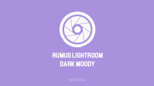 Rumus Lightroom Dark Moody Terbaru 2021 serta link Download Preset Lightroom Dark Moody Gratis