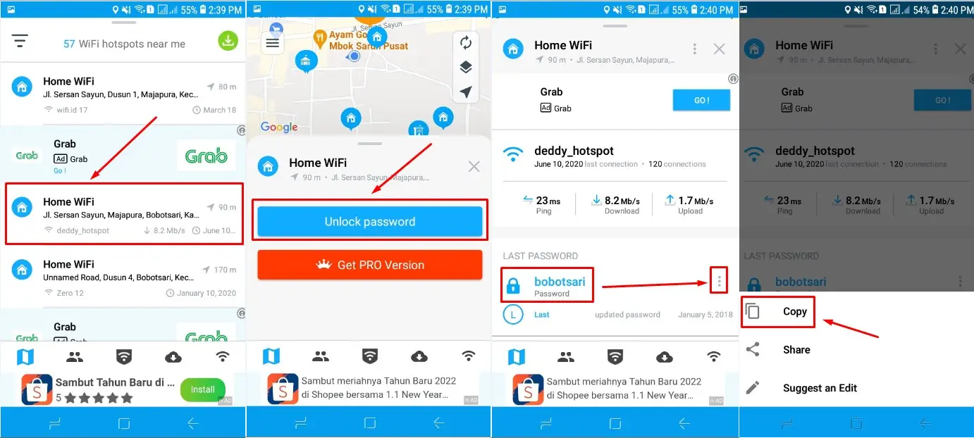 Cara Cek Password WiFi di HP dengan WiFi Map