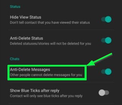 FMWhatsApp Terbaru Fitur Anti Hapus Pesan