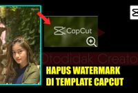 Begini 4 Cara Menghilangkan Bacaan CapCut Atau Watermark Dengan Mudah dan Praktis