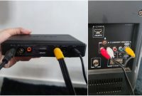 cara pasang stb di TV LED