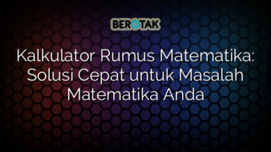 Kalkulator Rumus Matematika: Solusi Cepat untuk Masalah Matematika Anda