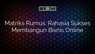 Matriks Rumus: Rahasia Sukses Membangun Bisnis Online