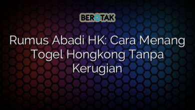 Rumus Abadi HK: Cara Menang Togel Hongkong Tanpa Kerugian