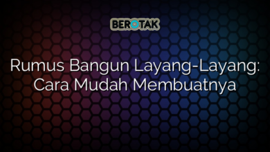 Rumus Bangun Layang-Layang: Cara Mudah Membuatnya