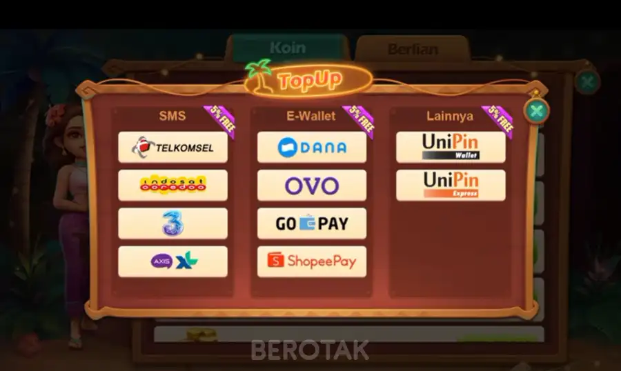 Top Up Higgs Domino Island secara Langsung