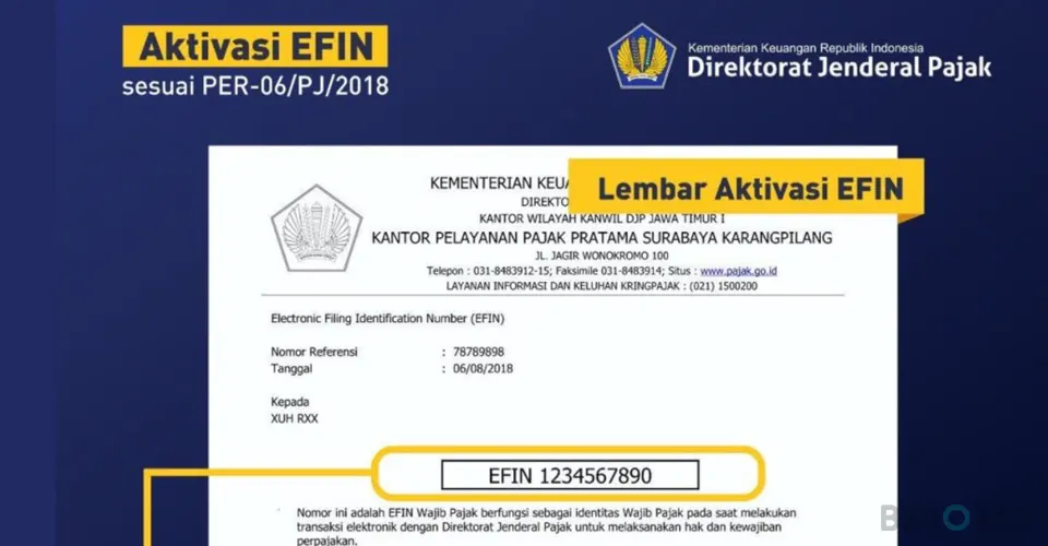 aktivasi Nomor EFIN NPWP
