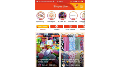 cara nonton shopee live di laptop