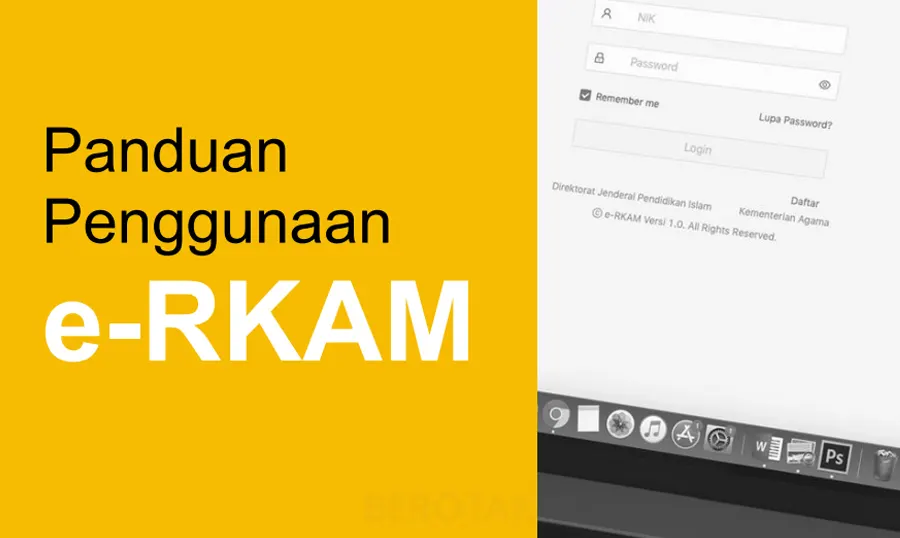 panduan menggunakan aplikasi eRKAM